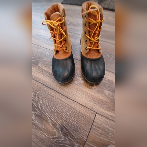 Sorel Cheyenne men's 5 women's 6.5 tan boots waterproof insulated rubber soles - Picture 3 of 7